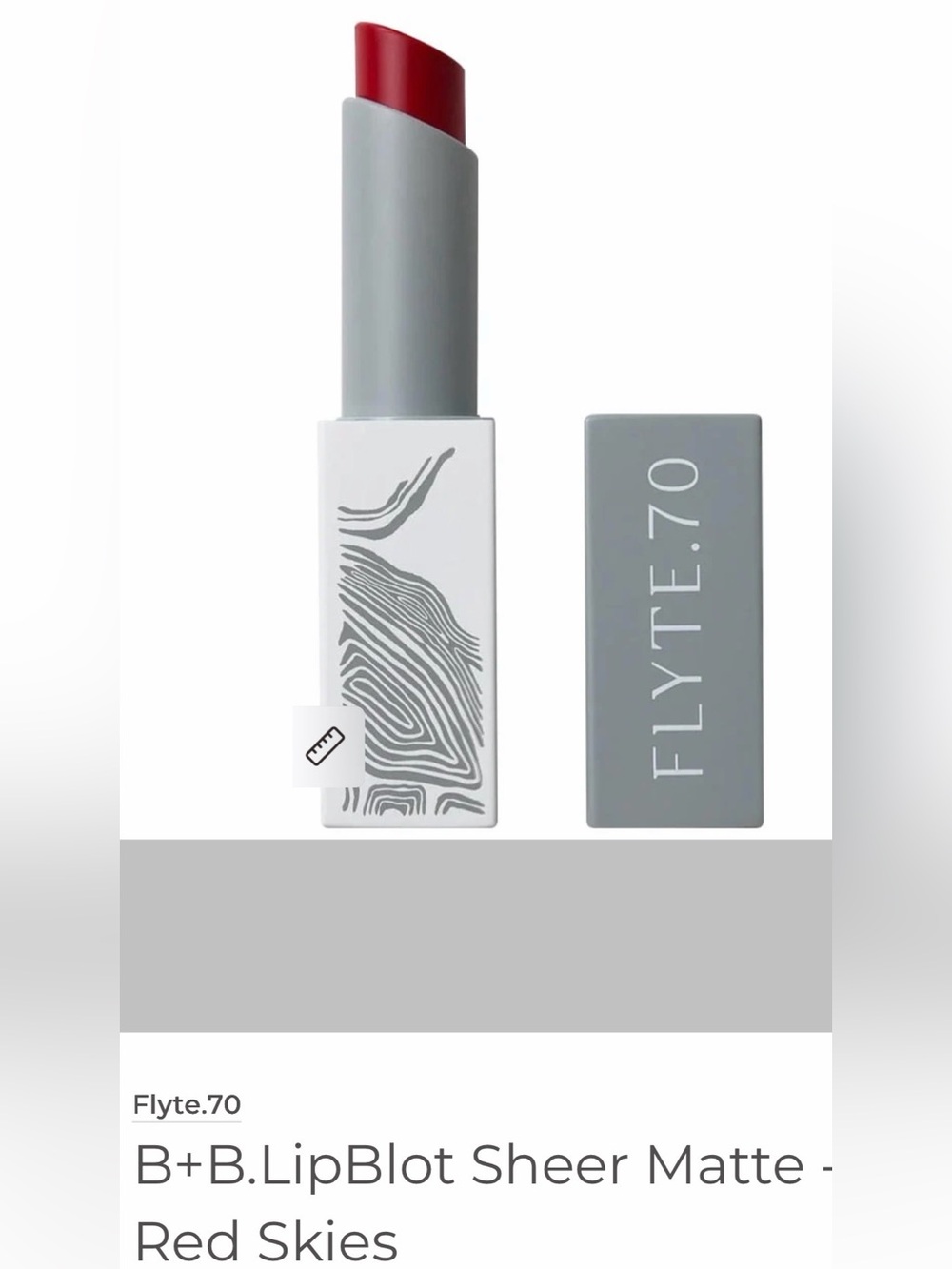 Flyte.70 - Red Skies LipStick
B+B.LipBlot Sheer Matte - Red Skies